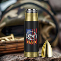 Funny Fishing Fathers Day Bullet Tumbler I Can't Work Today My Arm Is In A Cast Dad Gifts
