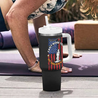 Funny Fishing Fathers Day Tumbler With Handle I Can't Work Today My Arm Is In A Cast Dad Gifts