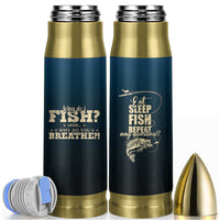 Fishing Gifts For Men Bullet Tumbler Eat Sleep Fish Repeat Bass Fishing