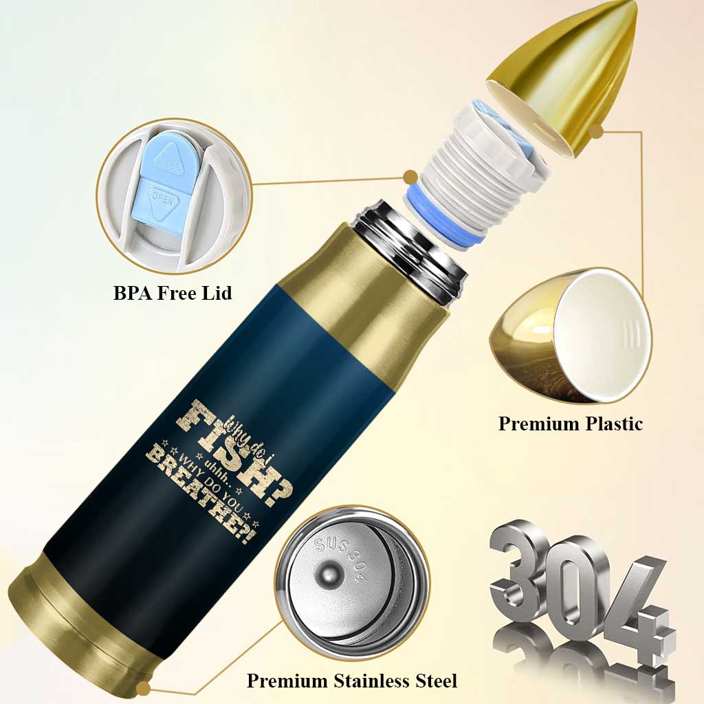 Fishing Gifts For Men Bullet Tumbler Eat Sleep Fish Repeat Bass Fishing