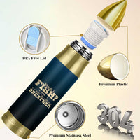 Fishing Gifts For Men Bullet Tumbler Eat Sleep Fish Repeat Bass Fishing