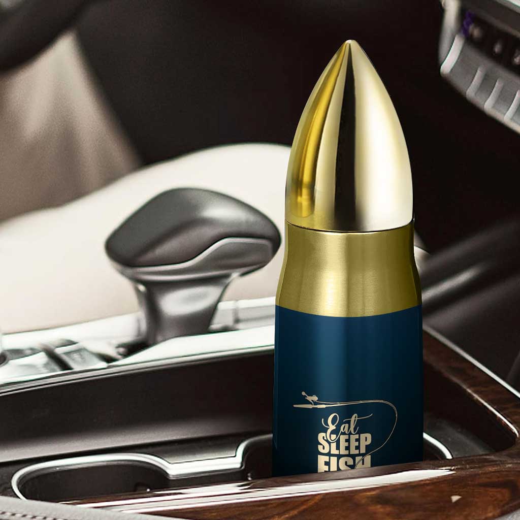 Fishing Gifts For Men Bullet Tumbler Eat Sleep Fish Repeat Bass Fishing
