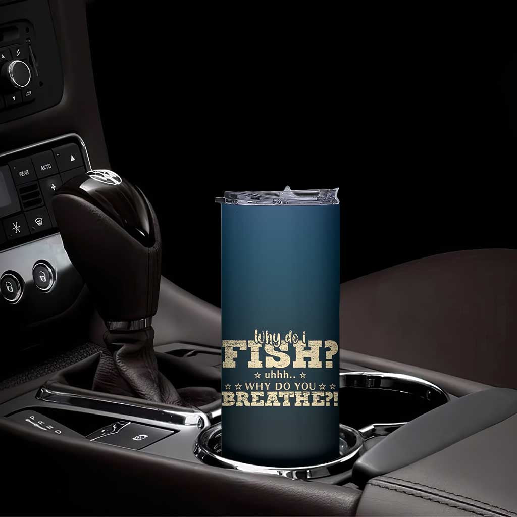 Fishing Gifts For Men Skinny Tumbler Eat Sleep Fish Repeat Bass Fishing
