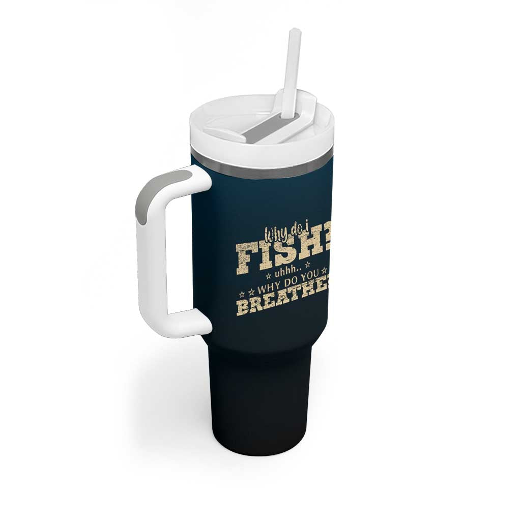 Fishing Gifts For Men Tumbler With Handle Eat Sleep Fish Repeat Bass Fishing
