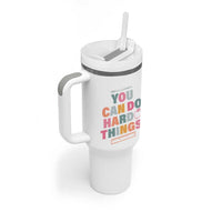 Inspirational Teacher Gifts Tumbler With Handle You Can Do Hard Things - Wonder Print Shop