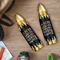 Teacher Alphabet Bullet Tumbler Colorful Animal Teachers Toddlers Spill Proof Cup