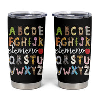 Teacher Alphabet Tumbler Cup Colorful Animal Teachers Toddlers Spill Proof Cup