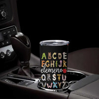 Teacher Alphabet Tumbler Cup Colorful Animal Teachers Toddlers Spill Proof Cup
