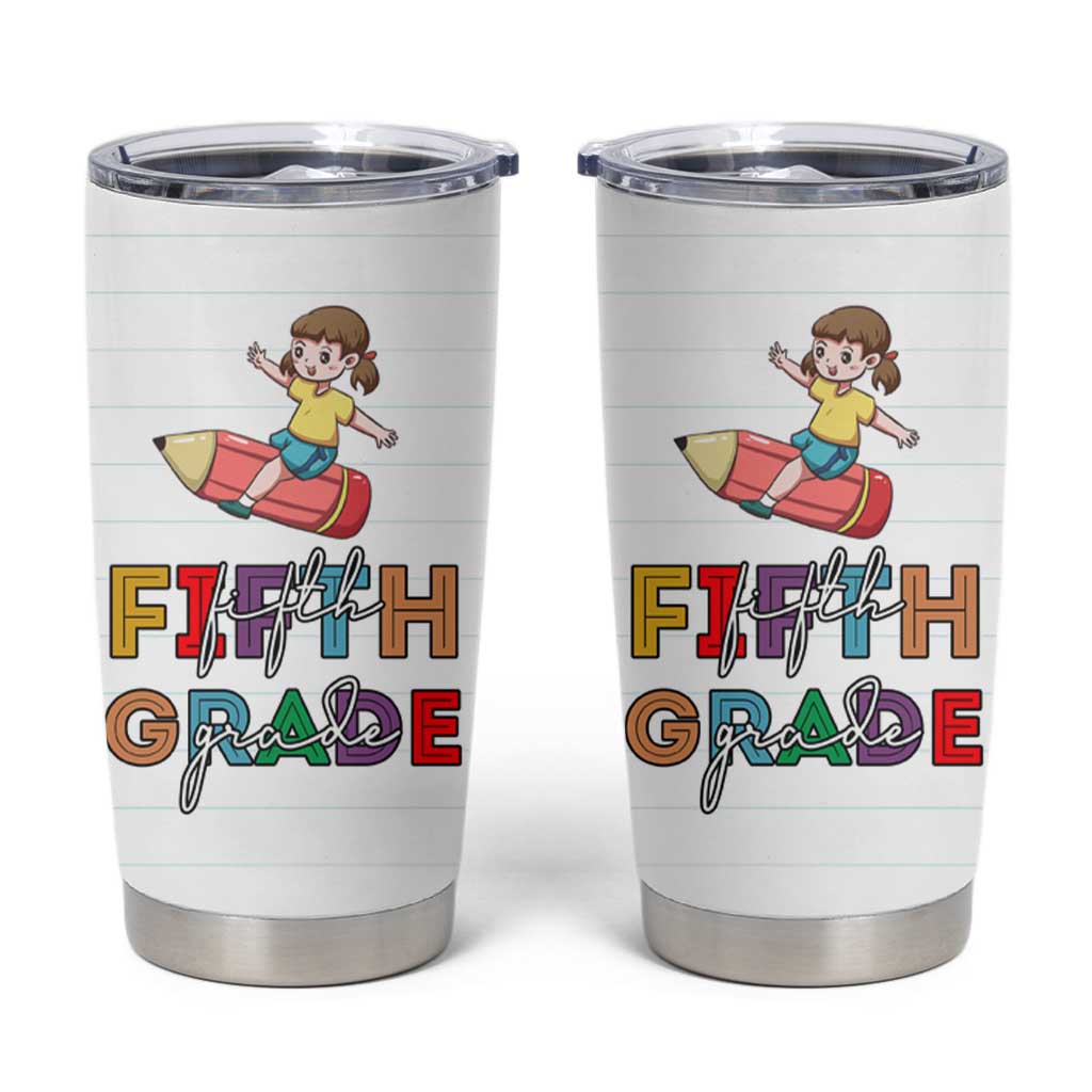 Fifth Grade Tumbler Cup Teacher Back to School - Wonder Print Shop