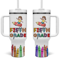 Fifth Grade Tumbler With Handle Teacher Back to School - Wonder Print Shop