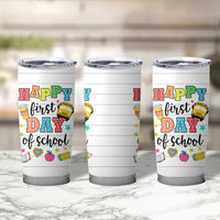 Teacher Tumbler Cup Happy First Day Of School - Wonder Print Shop