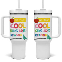 Teacher Tumbler With Handle All The Cool Kids Are Reading - Wonder Print Shop
