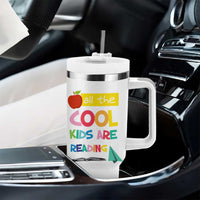 Teacher Tumbler With Handle All The Cool Kids Are Reading - Wonder Print Shop