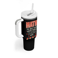 Funny Math Teacher Joke Tumbler With Handle Back to School - Wonder Print Shop