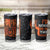 Deer Hunting Tumbler Cup I'd Rather Be In the Woods Camo American Flag