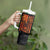 Deer Hunting Tumbler With Handle I'd Rather Be In the Woods Camo American Flag