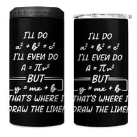 Funny Math Teacher Joke 4 in 1 Can Cooler Tumbler - Wonder Print Shop
