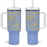 Best Friends Gift Tumbler With Handle Friendship Gifts for Sister, Besties, BFF Good Friends Are Like Stars You Don't Always See Them But You Know They Are Always There - Wonder Print Shop