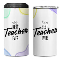 Best Teacher Appreciation Gifts 4 in 1 Can Cooler Tumbler From Students Cute Pastel Butterfly