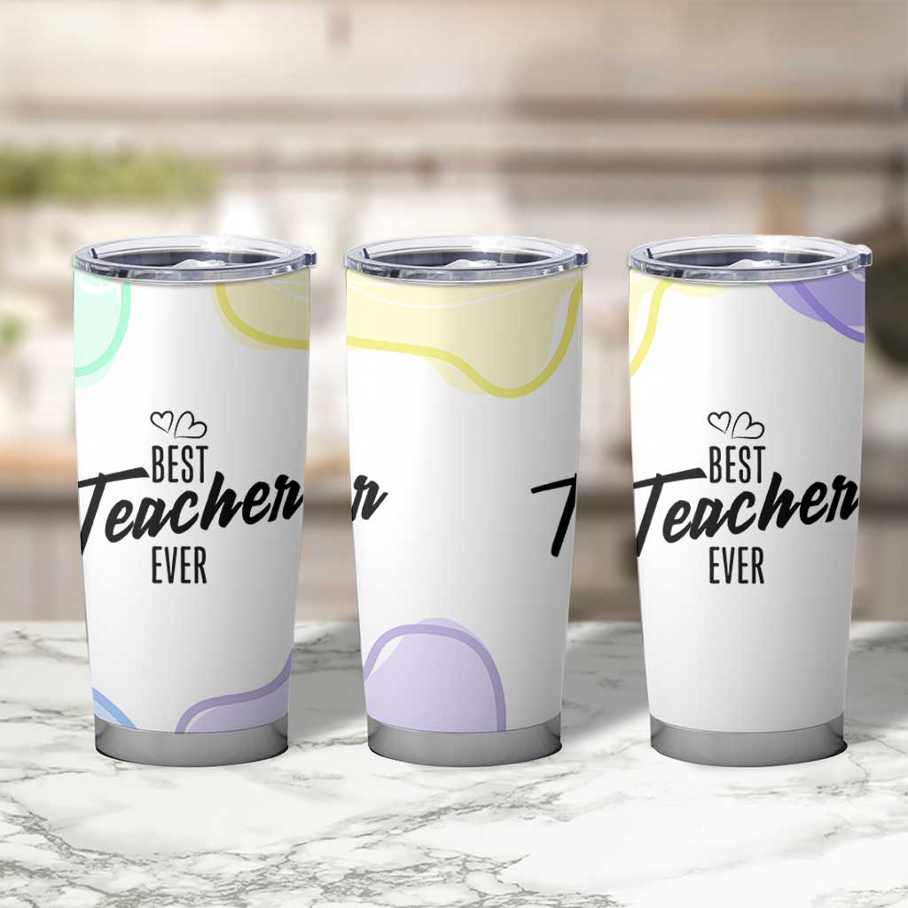 Best Teacher Appreciation Gifts Tumbler Cup From Students Cute Pastel Butterfly