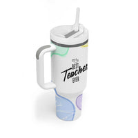 Best Teacher Appreciation Gifts Tumbler With Handle From Students Cute Pastel Butterfly