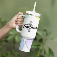 Best Teacher Appreciation Gifts Tumbler With Handle From Students Cute Pastel Butterfly
