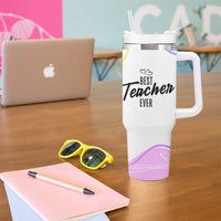 Best Teacher Appreciation Gifts Tumbler With Handle From Students Cute Pastel Butterfly