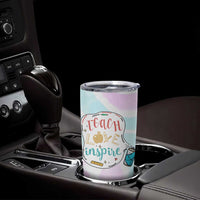 Teacher Tumbler Cup Teach Love Inspire Back To School Christmas Birthday Gift