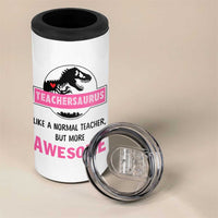 Teacher Appreciation Gifts 4 in 1 Can Cooler Tumbler Teach Love Inspire Teachersaurus Gifts From Student