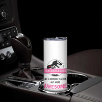 Teacher Appreciation Gifts Skinny Tumbler Teach Love Inspire Teachersaurus Gifts From Student