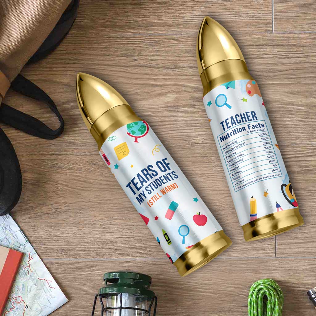 Funny Teacher Appreciation Gifts Bullet Tumbler Tears Of My Students Funny College Professor