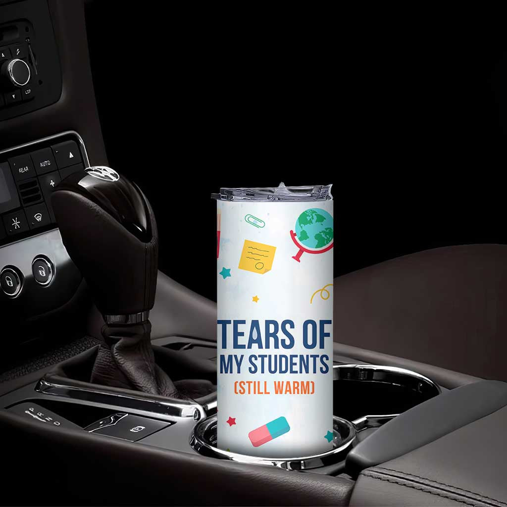 Funny Teacher Appreciation Gifts Skinny Tumbler Tears Of My Students Funny College Professor
