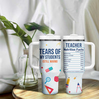 Funny Teacher Appreciation Gifts Tumbler With Handle Tears Of My Students Funny College Professor