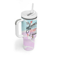 Teacher Appreciation Gifts Tumbler With Handle The InfluenceOf A Good Teacher Can Never Be Erased - Wonder Print Shop