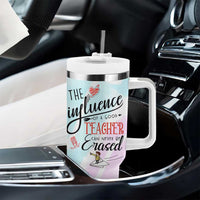 Teacher Appreciation Gifts Tumbler With Handle The InfluenceOf A Good Teacher Can Never Be Erased - Wonder Print Shop