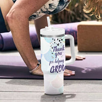 Thank You For Helping Me Grow Tumbler With Handle Thank You Appreciation Gift