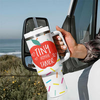 Tiny Human Tamer Teacher Tumbler With Handle Funny Preschool Kindergarten Teachers