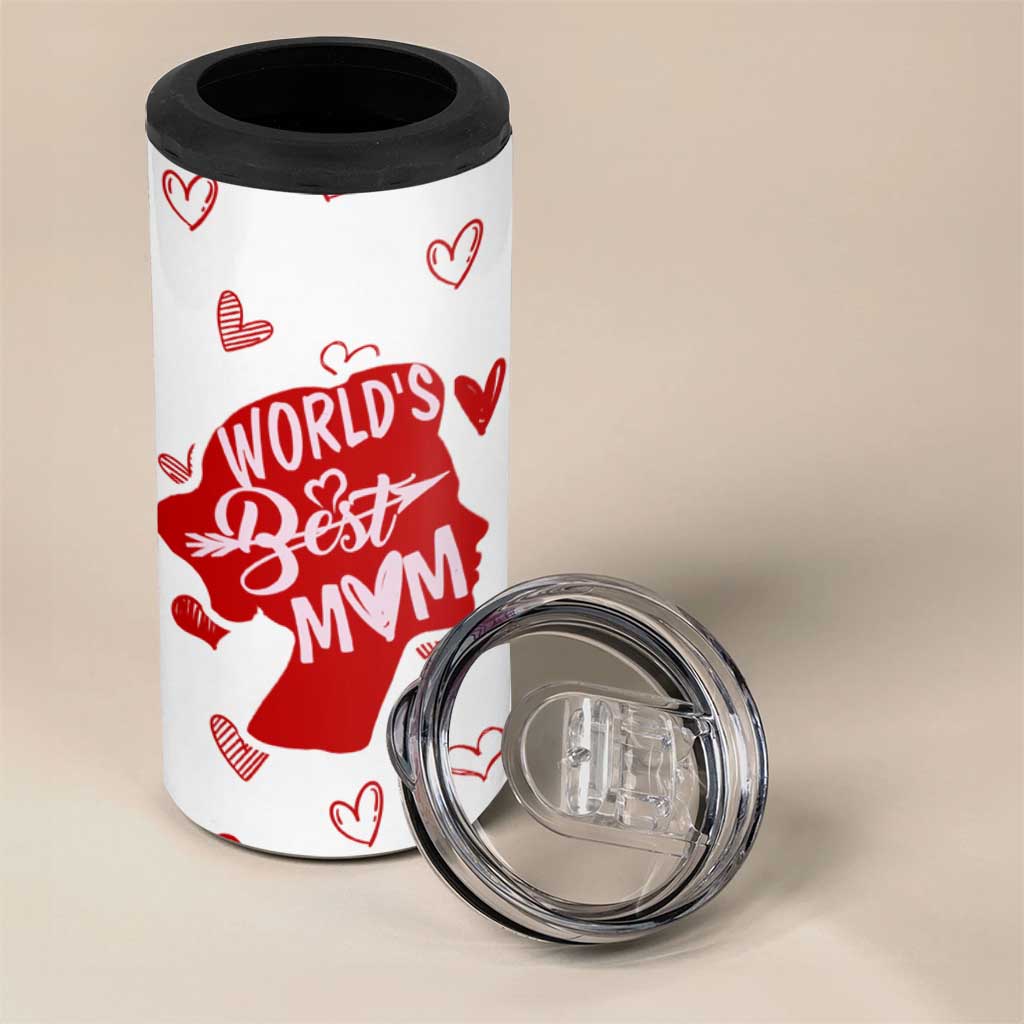 Mothers Day Mom Gifts 4 in 1 Can Cooler Tumbler Best Mom Ever
