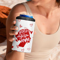 Mothers Day Mom Gifts 4 in 1 Can Cooler Tumbler Best Mom Ever