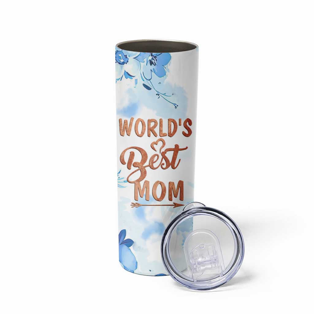 Mothers Gift Skinny Tumbler Funny World's Best Mom Gifts from Daughter Son