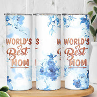 Mothers Gift Skinny Tumbler Funny World's Best Mom Gifts from Daughter Son
