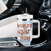 Mothers Gift Tumbler With Handle Funny World's Best Mom Gifts from Daughter Son
