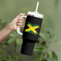 Jamaican Flag Tumbler With Handle It's A Jamaica Thing Yuh Nah Guh Understand Funny Jamaica Souvenir Love Travel Vacation - Wonder Print Shop