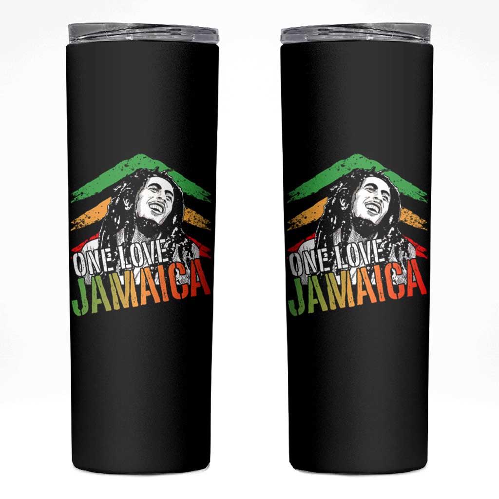 Rasta Reggae Music Marley Skinny Tumbler One Love Jamaica Peace Rastafari Roots - Wonder Print Shop