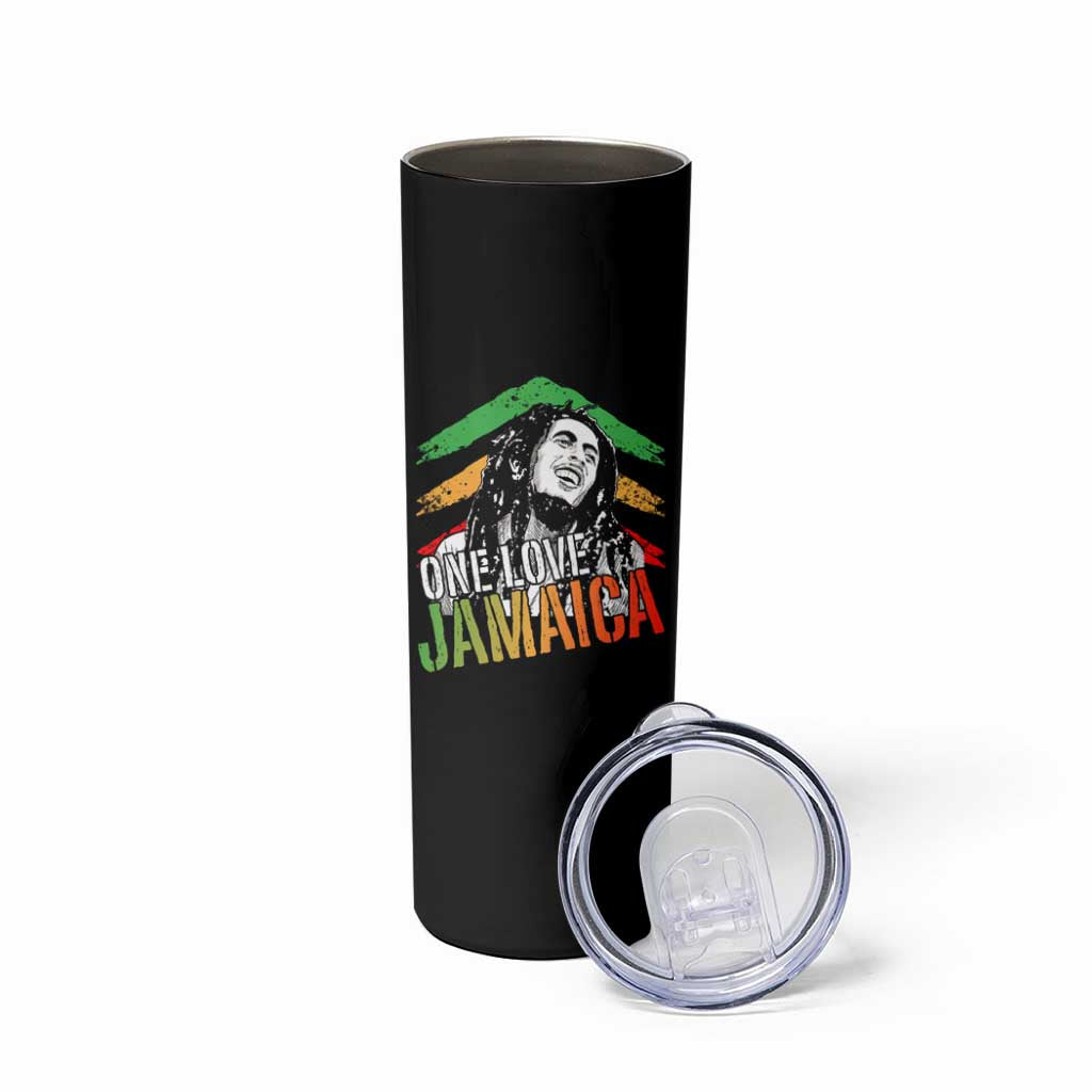 Rasta Reggae Music Marley Skinny Tumbler One Love Jamaica Peace Rastafari Roots - Wonder Print Shop