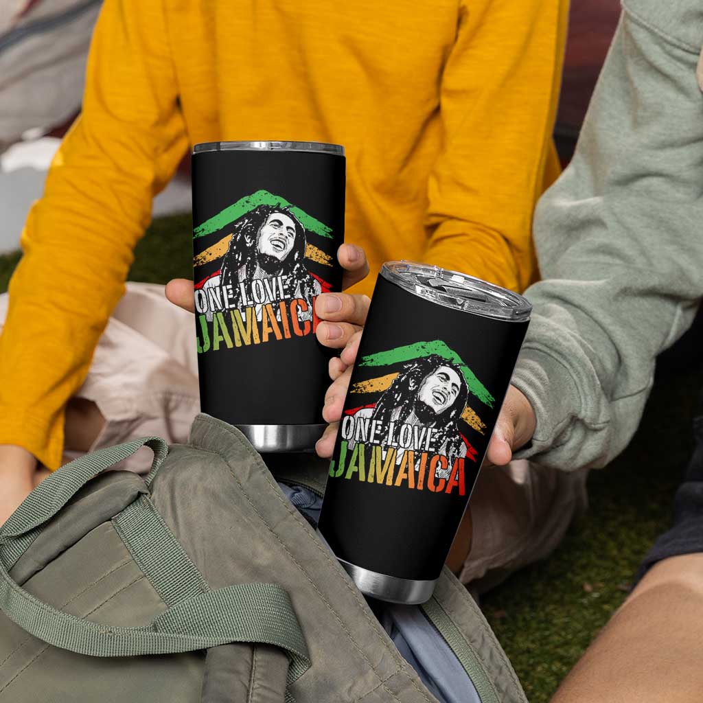 Rasta Reggae Music Marley Tumbler Cup One Love Jamaica Peace Rastafari Roots - Wonder Print Shop