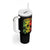 Jamaican Pride Tumbler With Handle One Love Jamaica Peace Sunset Travel Vacation Souvenir - Wonder Print Shop