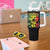 Jamaican Pride Tumbler With Handle One Love Jamaica Peace Sunset Travel Vacation Souvenir - Wonder Print Shop