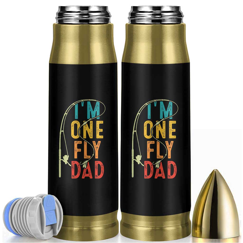 Fly Fishing Bullet Tumbler Funny Fathers Day Reel Cool Dad Papa Fly Tying Fisherman