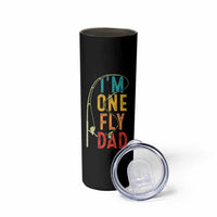 Fly Fishing Skinny Tumbler Funny Fathers Day Reel Cool Dad Papa Fly Tying Fisherman